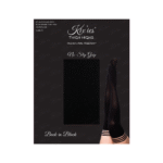 Bas autofixants Kix'ies Danielle noirs, taille A