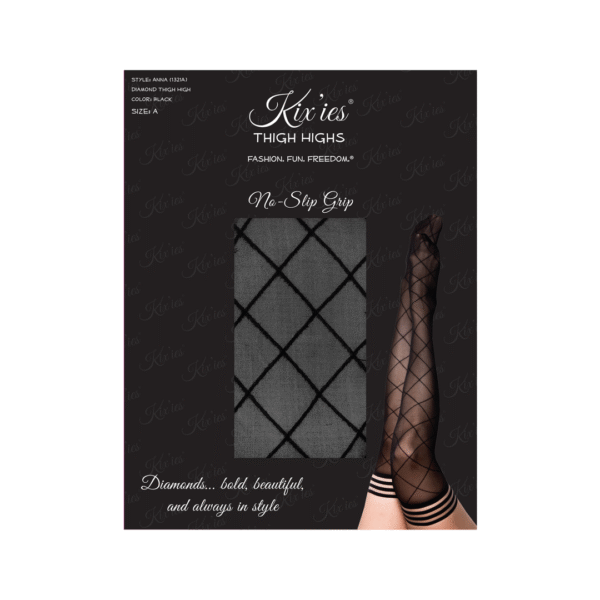 Bas cuissardes Kix'ies Anna noirs, taille A