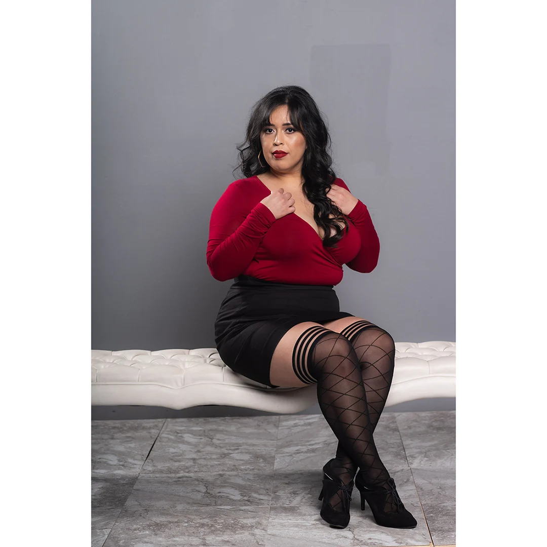 Bas cuissardes Kix'ies Anna noirs, taille A – Image 3