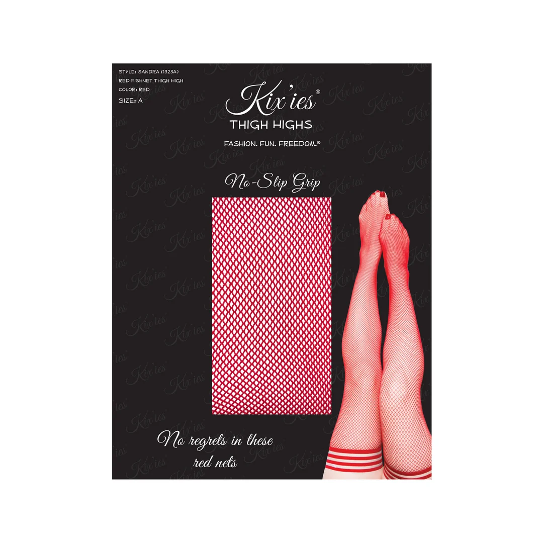 Bas résille rouges montants Kix'ies Sandra – Image 13