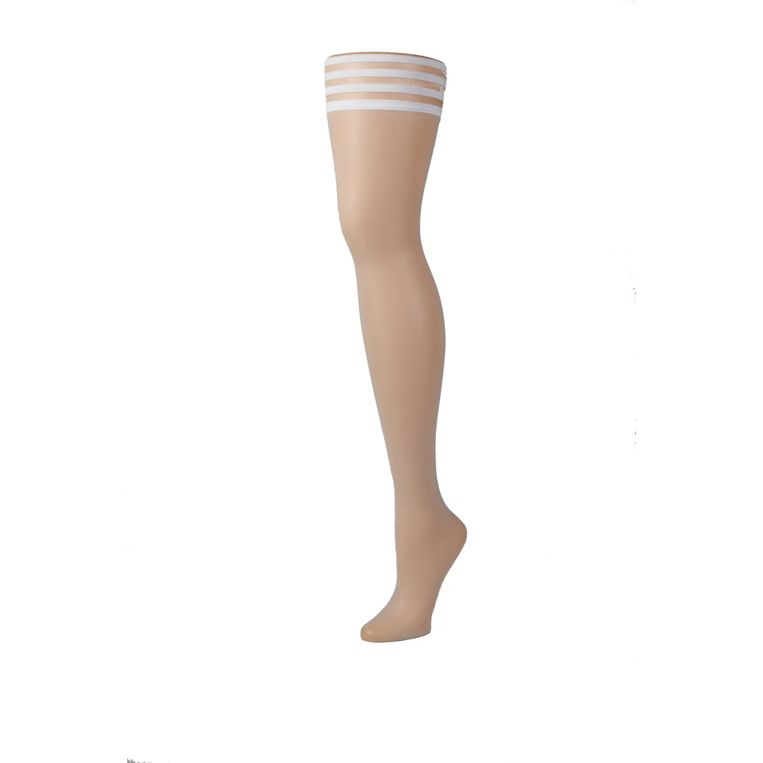 Bas autofixants blancs à maintien antiglisse pour mariage et soirée - Kix'ies – Image 10