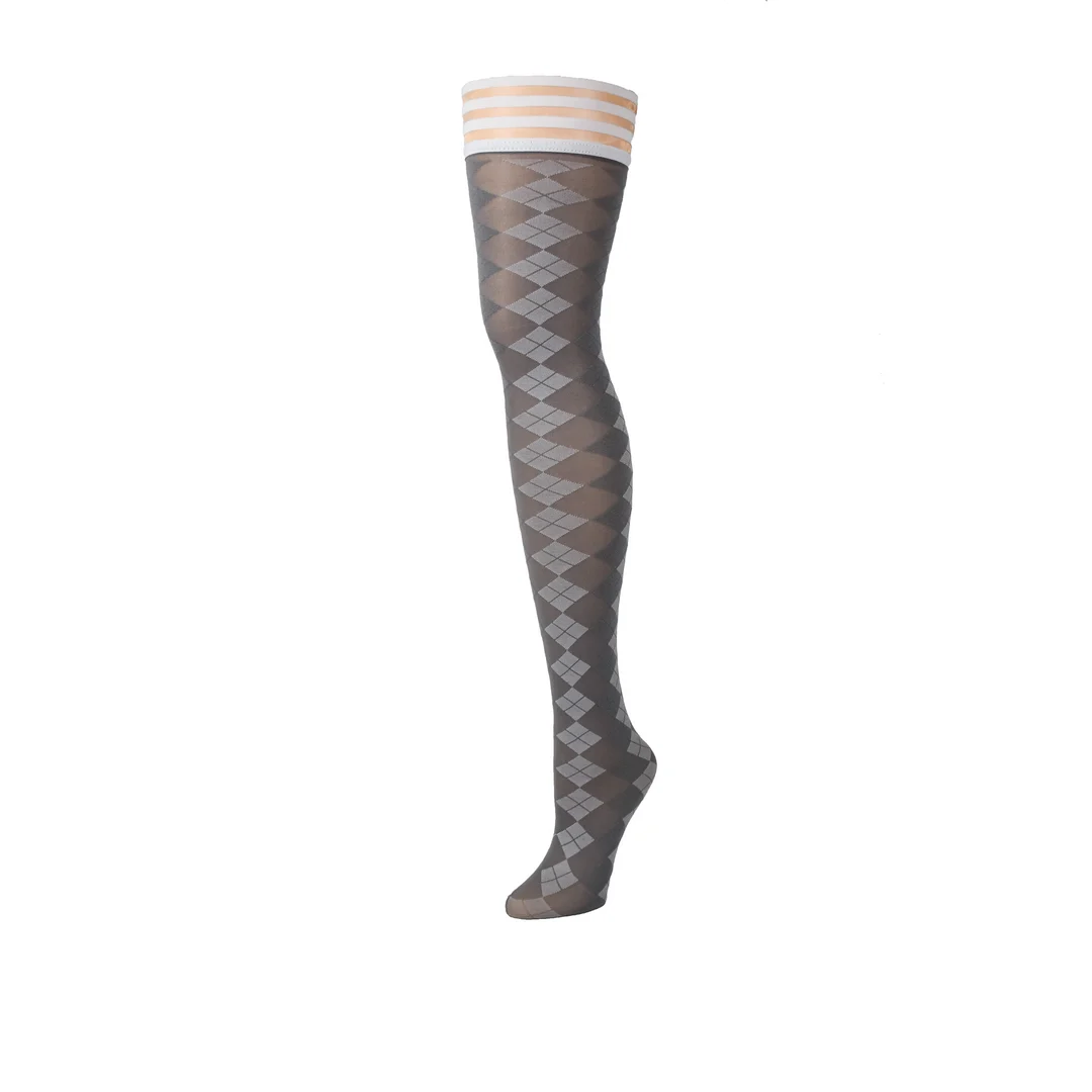 Bas cuissardes Kix'ies Par 4 gris – Image 5