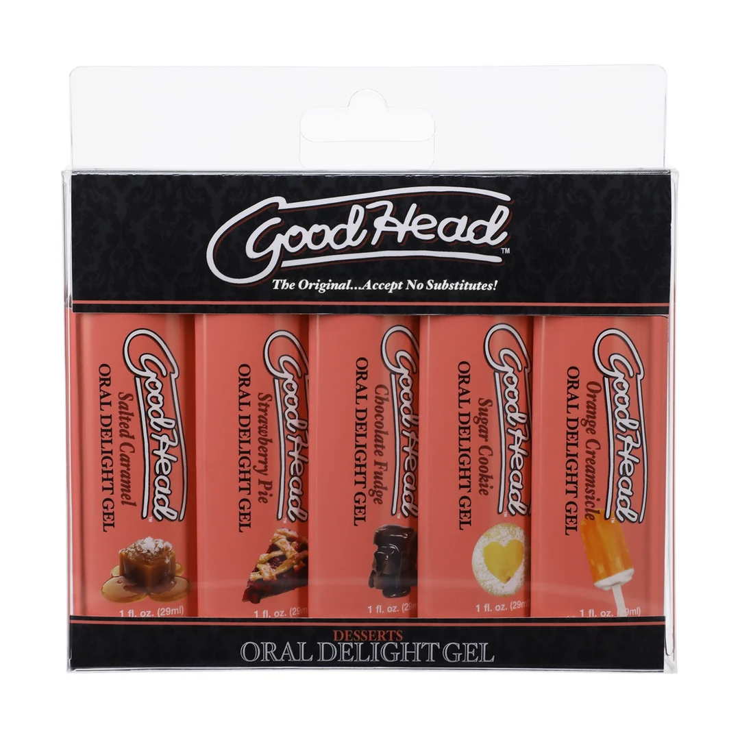 Doc Johnson Oral Delight Gel Desserts, 5 saveurs – Image 1