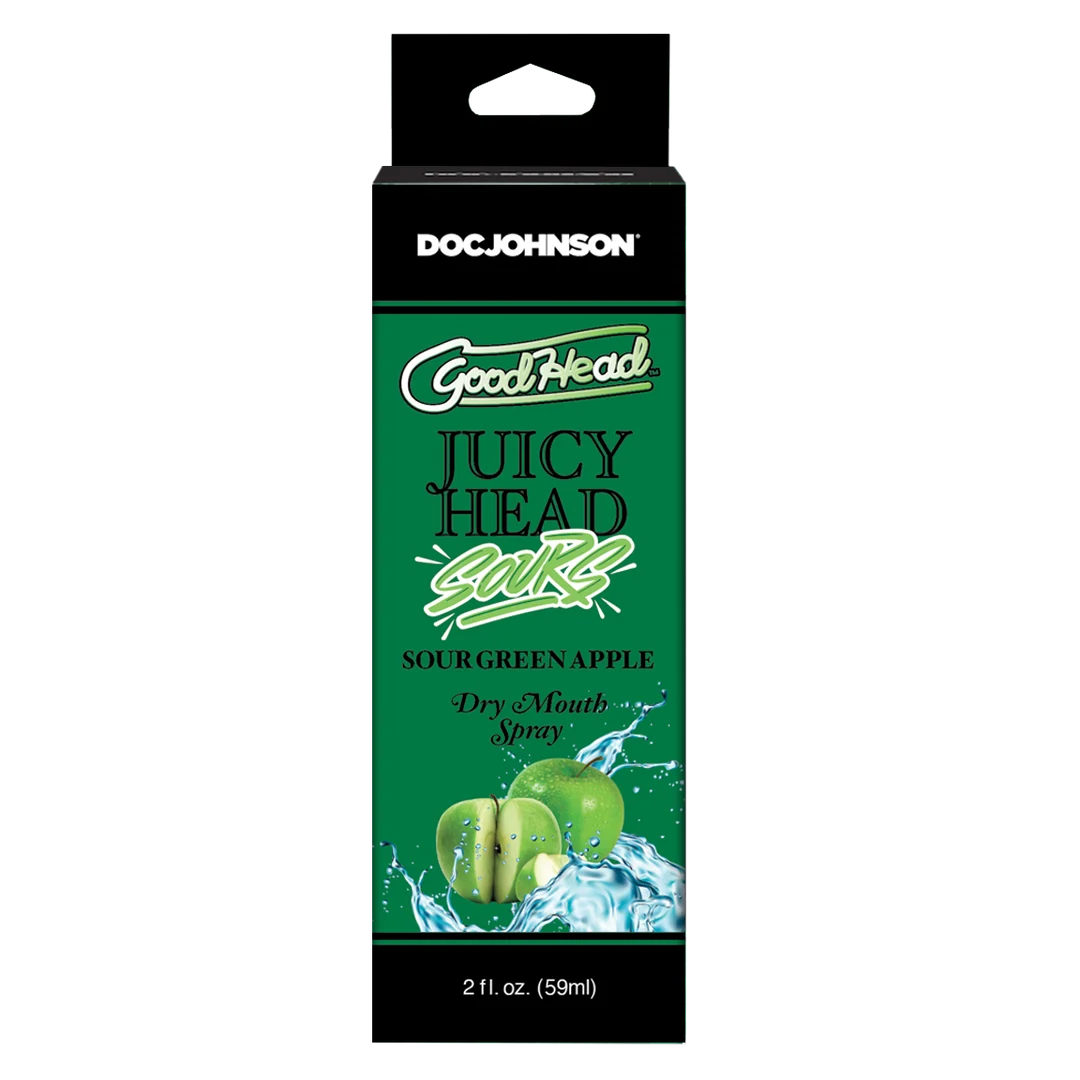 1363-04-BX-2 Juicy Head Dry Mouth Spray Sour Green Apple – Image 1