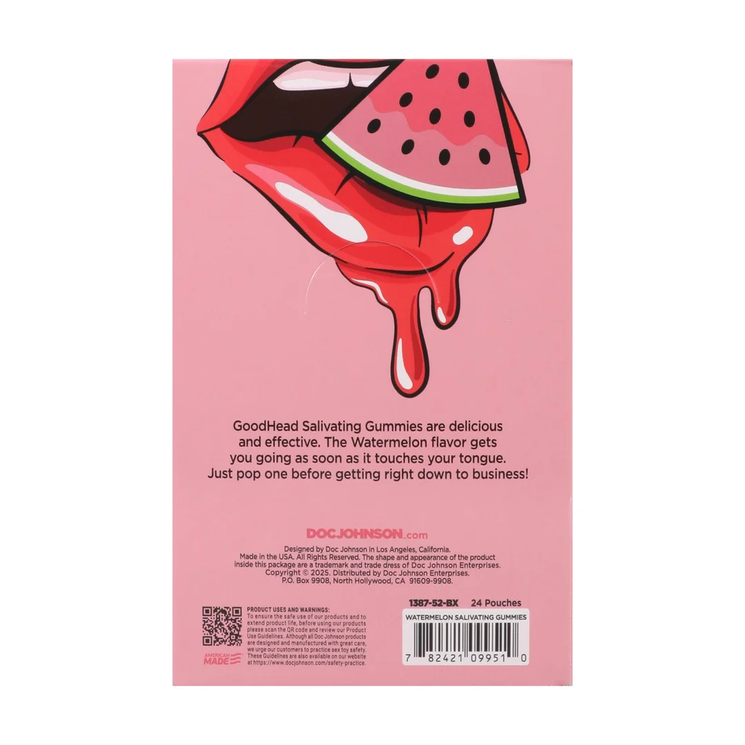 Gummies aphrodisiaques à la pastèque – présentoir de 24 unités – 12 gr – Goodhead – Image 2