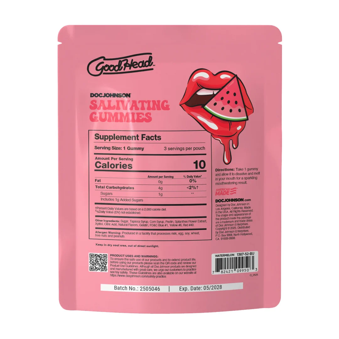 Gummies aphrodisiaques à la pastèque – présentoir de 24 unités – 12 gr – Goodhead – Image 4