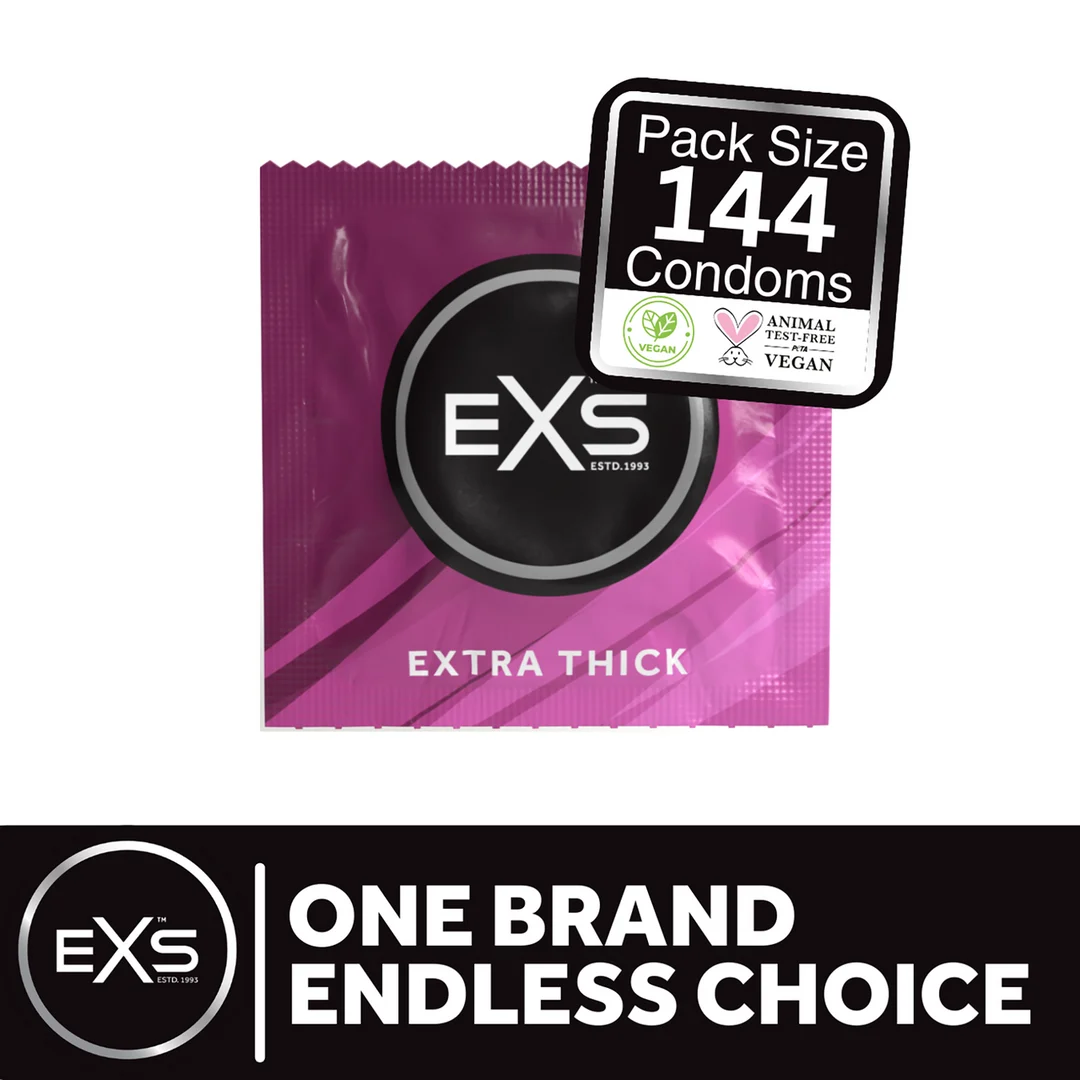 Préservatifs EXS Extra Thick, 144 pièces – Image 2