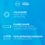 Préservatifs EXS aux saveurs assorties, 144 pièces – Image 3