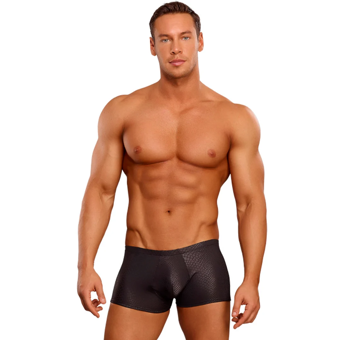 Male Power Mini Short Black Cobra – Image 2