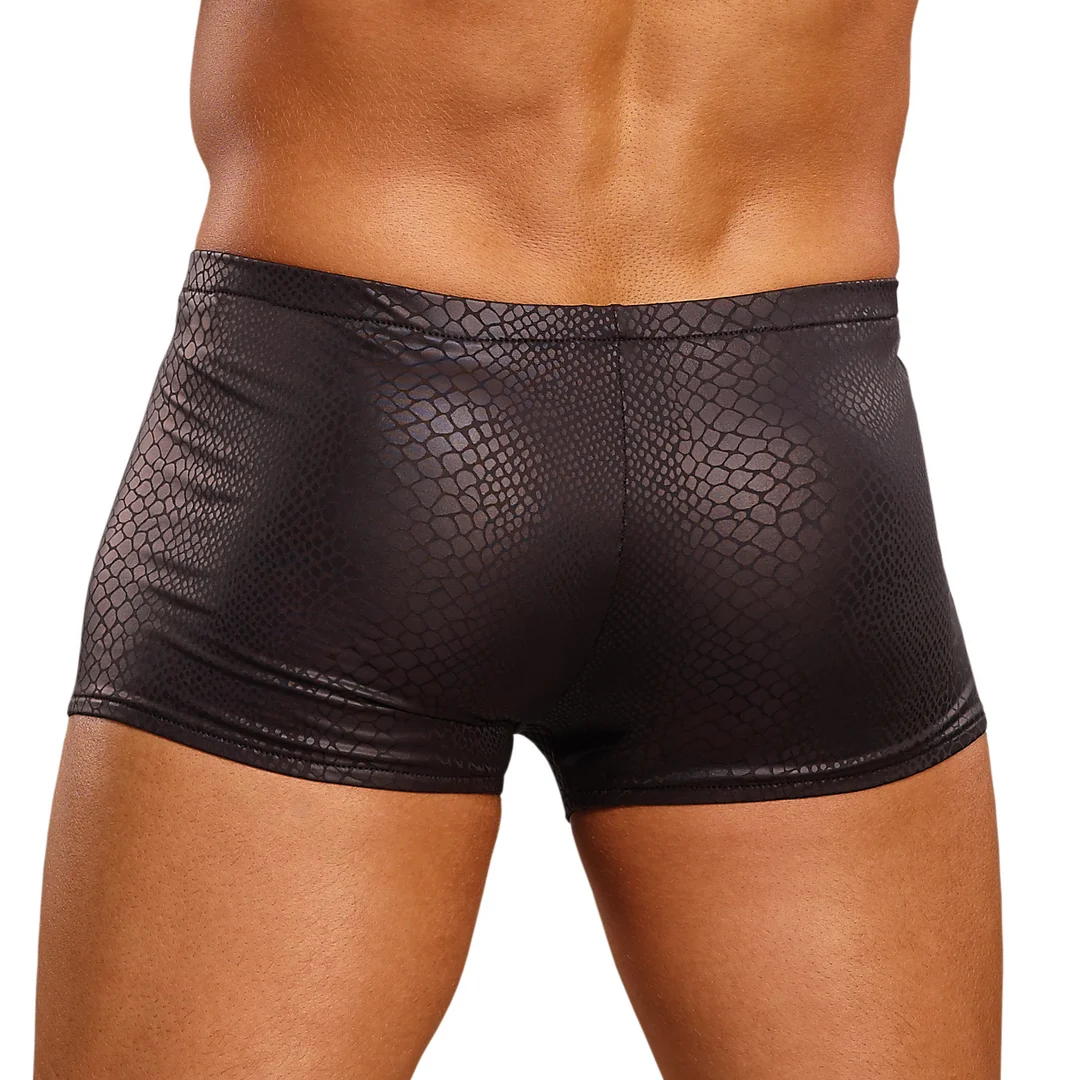 Male Power Mini Short Black Cobra – Image 3