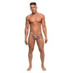 Slip homme sexy avec imprimé Pride et poche Male Power – Image 3
