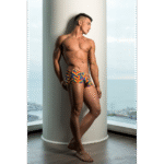 Slip homme sexy avec imprimé Pride et poche Male Power – Image 5