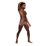 Male Power Mini Short bleu – Image 24