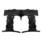 Short jarretelles Male Power en dentelle fleurie – Image 7