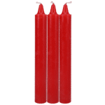 Bougies Drip japonaises, rouges, sensations chaudes de cire sans danger pour la peau, unisexes, Doc Johnson, lot de 3 – Image 2