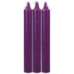 Bougies japonaises à cire dégoulinante violettes – Image 2