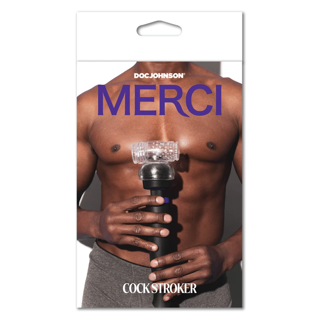 2400-15-BX-2 Doc Johnson Cock Stroker, embout pour wand transparent – Image 1