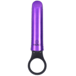 Vibromasseur Doc Johnson Power Play avec anneau de préhension en silicone – Image 3