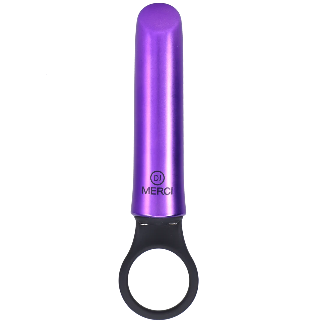 Vibromasseur Doc Johnson Power Play avec anneau de préhension en silicone – Image 3