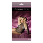 Body fetish en résille avec gants · Grande taille