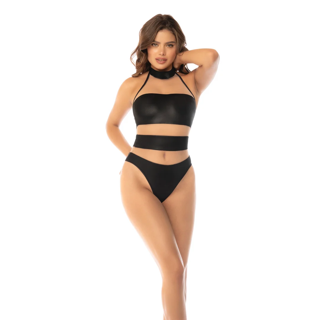 Body dos nu Mapalé à effet cuir – Image 14