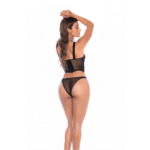 Set deux pièces en résille noire Mapalé – Image 3