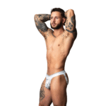 Jock Male Power à imprimé marbre blanc – Image 6