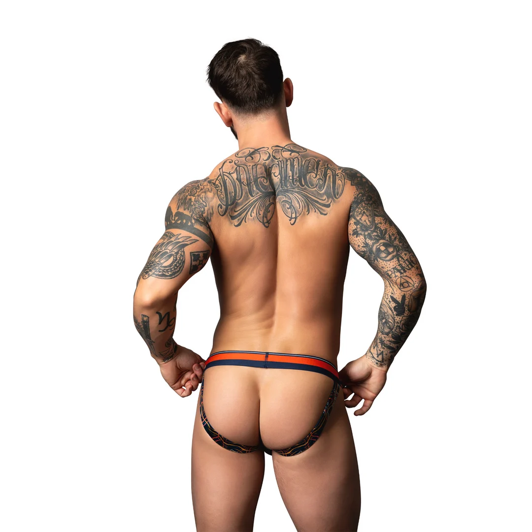 Jock Male Power à imprimé marbre blanc – Image 13