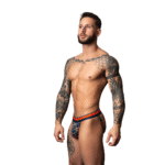 Jock Male Power à imprimé marbre blanc – Image 14