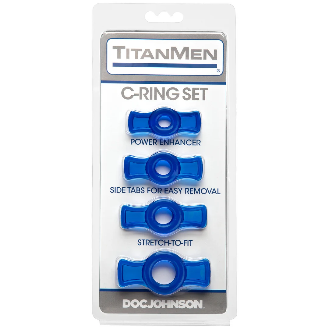 Set de 4 anneaux péniens Doc Johnson Cockring – Image 1