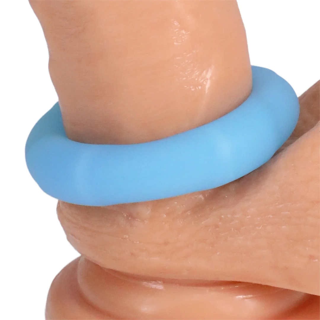 Cockring sans vibrations phosphorescente | Anneau pénien – Image 5