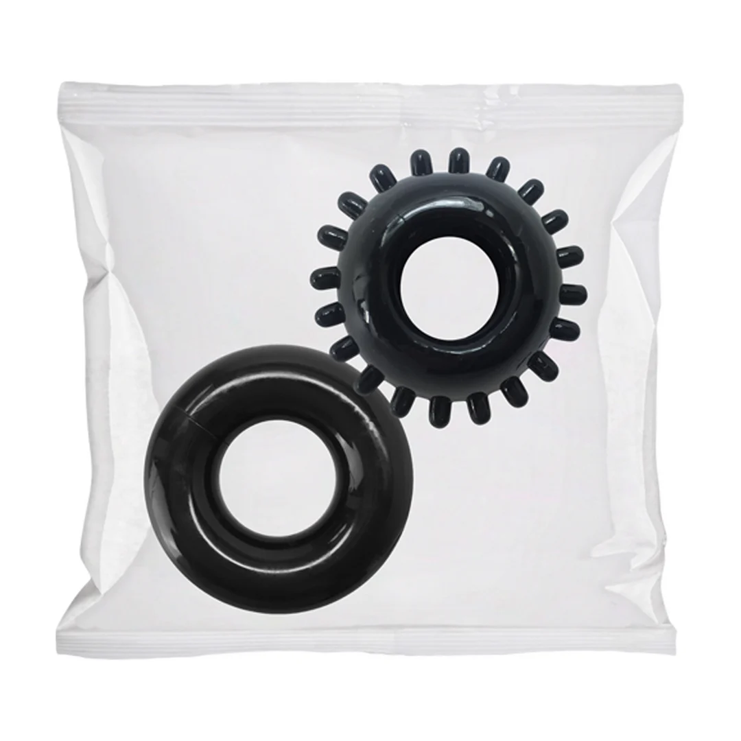 3700-70-BU-5 Lot de 50 emballages Doc Johnson C Ring – Image 1