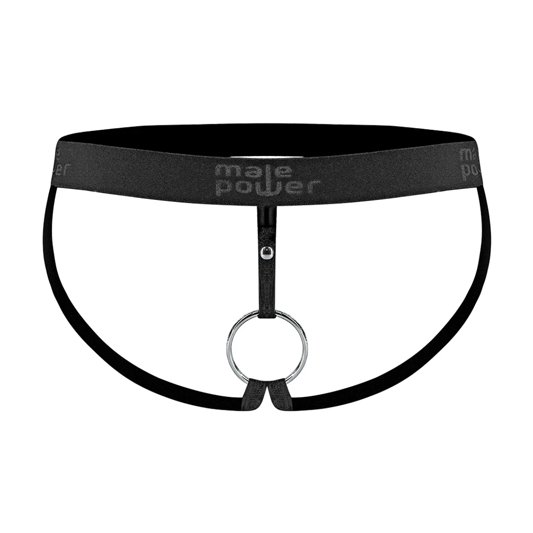 Jockstrap pour homme avec anneau en C amovible, pour une allure affirmée, Male Power – Image 10