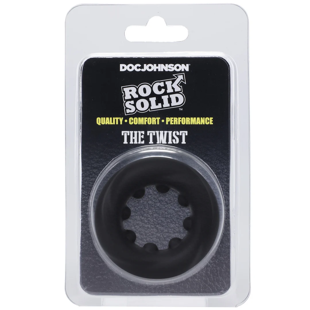 3701-25-CD-2 Anneau pénien en silicone The Twist – Image 1