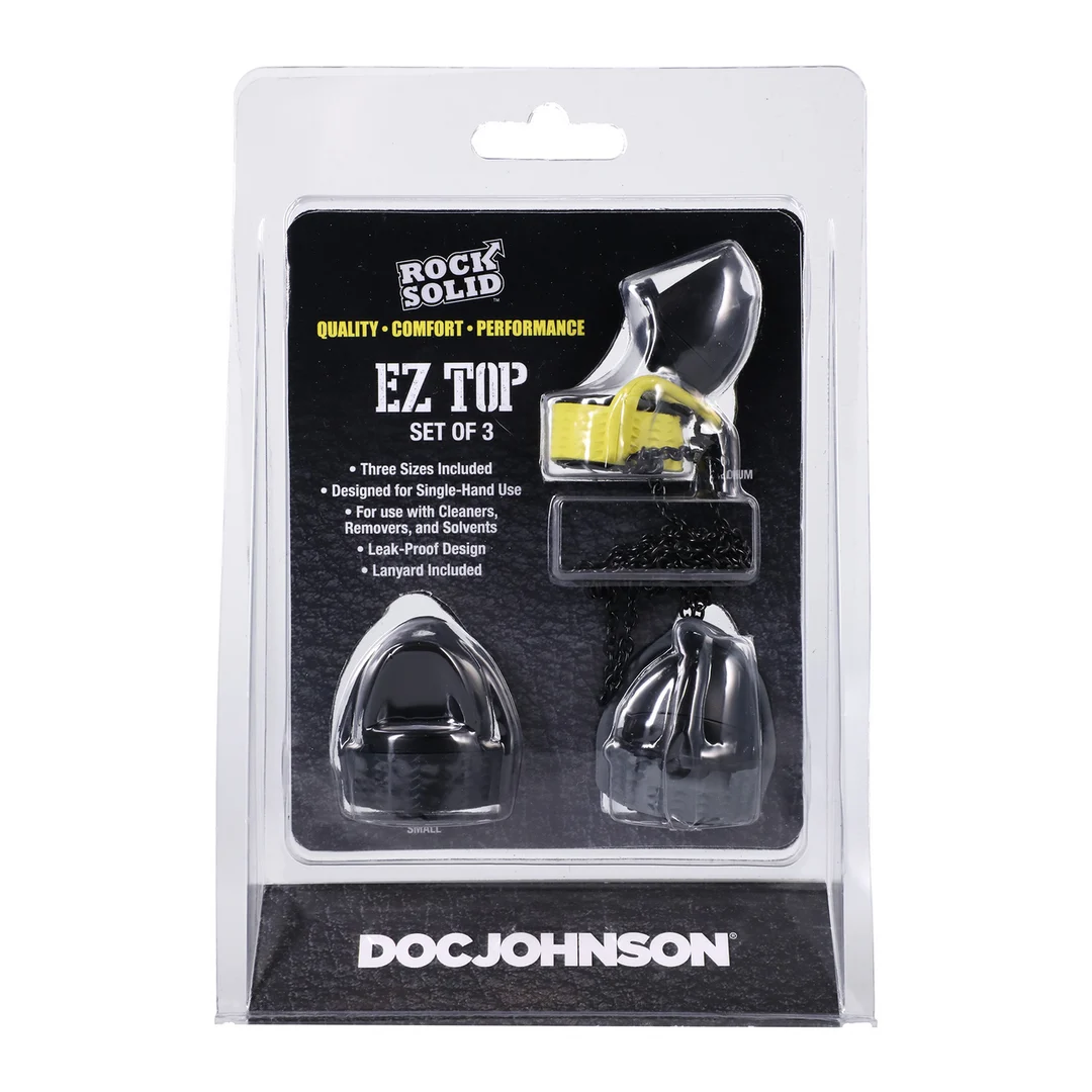 Set de 3 bouchons Doc Johnson EZ Top