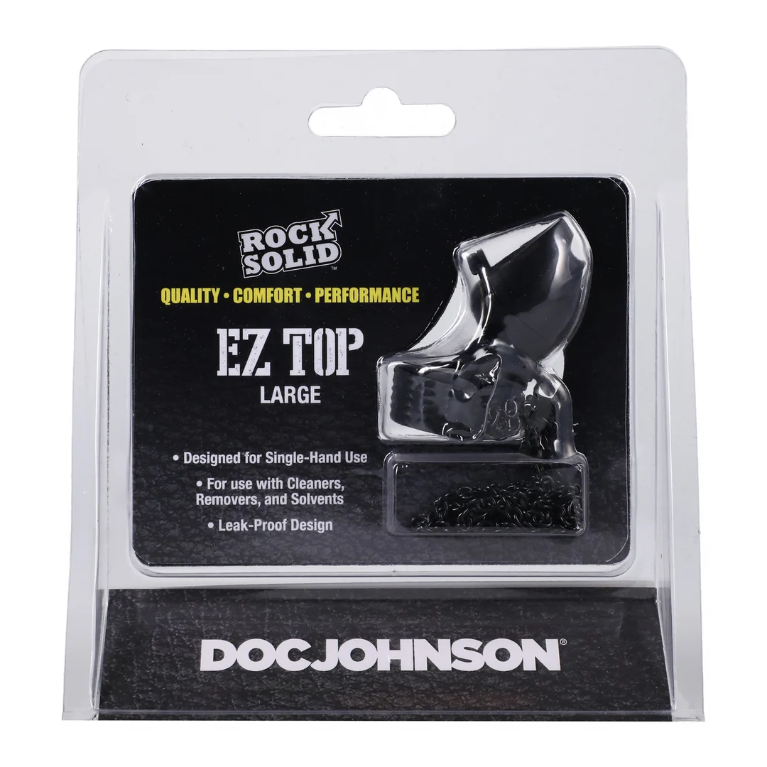 Doc Johnson EZ Top, grand, noir