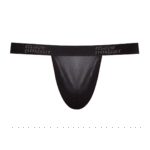 Jockstrap à finition satinée et ceinture au toucher pelucheux pour une allure assurée – Male Power – Image 4