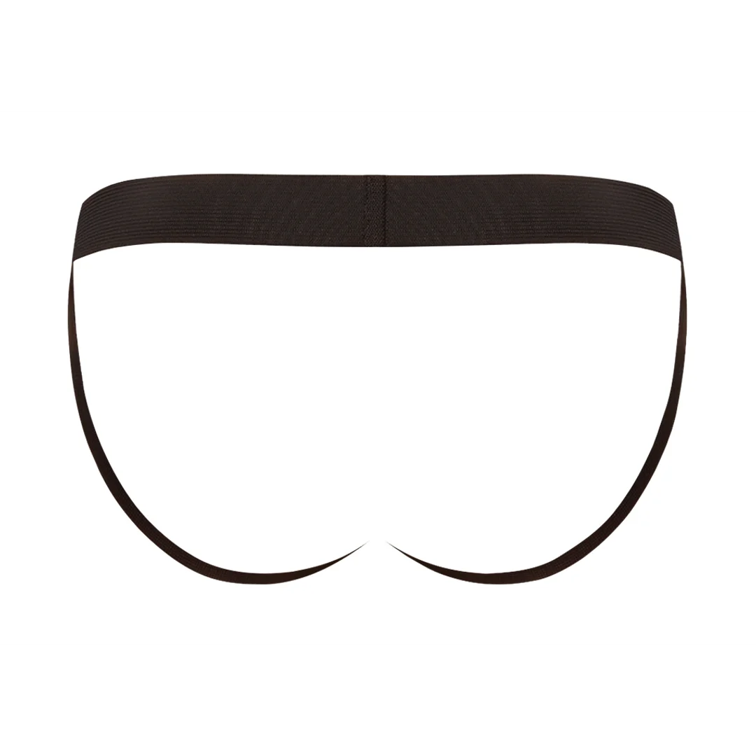 Jockstrap à finition satinée et ceinture au toucher pelucheux pour une allure assurée – Male Power – Image 5