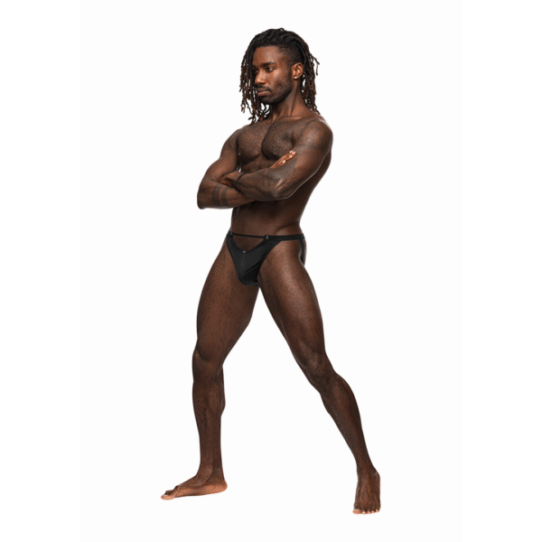 Jockstrap à taille basse avec effet rehausse fessier pour un look athlétique, Male Power