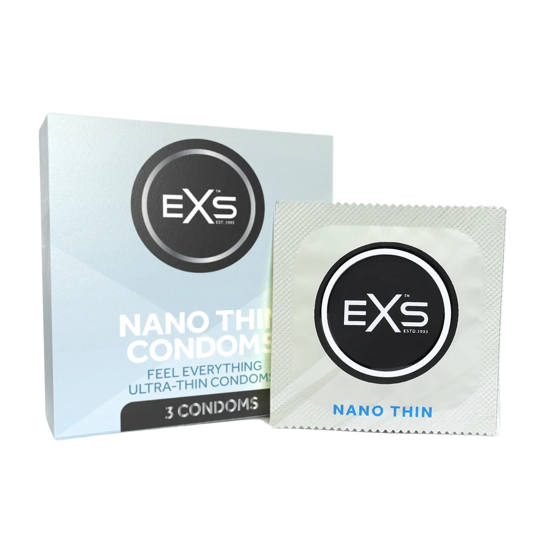 Préservatifs EXS Nano Thin, 3 pièces – Image 3