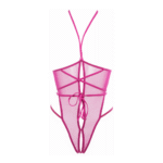 Body à bonnets ouverts avec liens croisés, lingerie sexy au look séduisant - LIN – Image 8