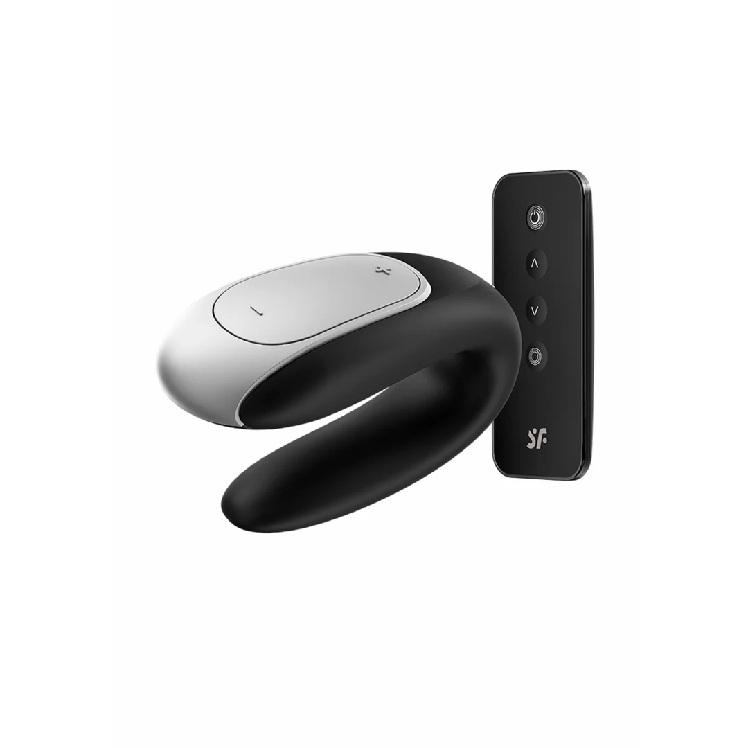 Vibromasseur duo avec télécommande : Partner Vibrator - Noir – Image 2