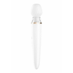 Vibromasseur wand Satisfyer avec contrôle par application et accessoires interchangeables, blanc – Image 5