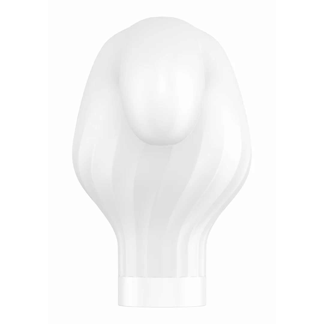 Vibromasseur wand Satisfyer avec contrôle par application et accessoires interchangeables, blanc – Image 4