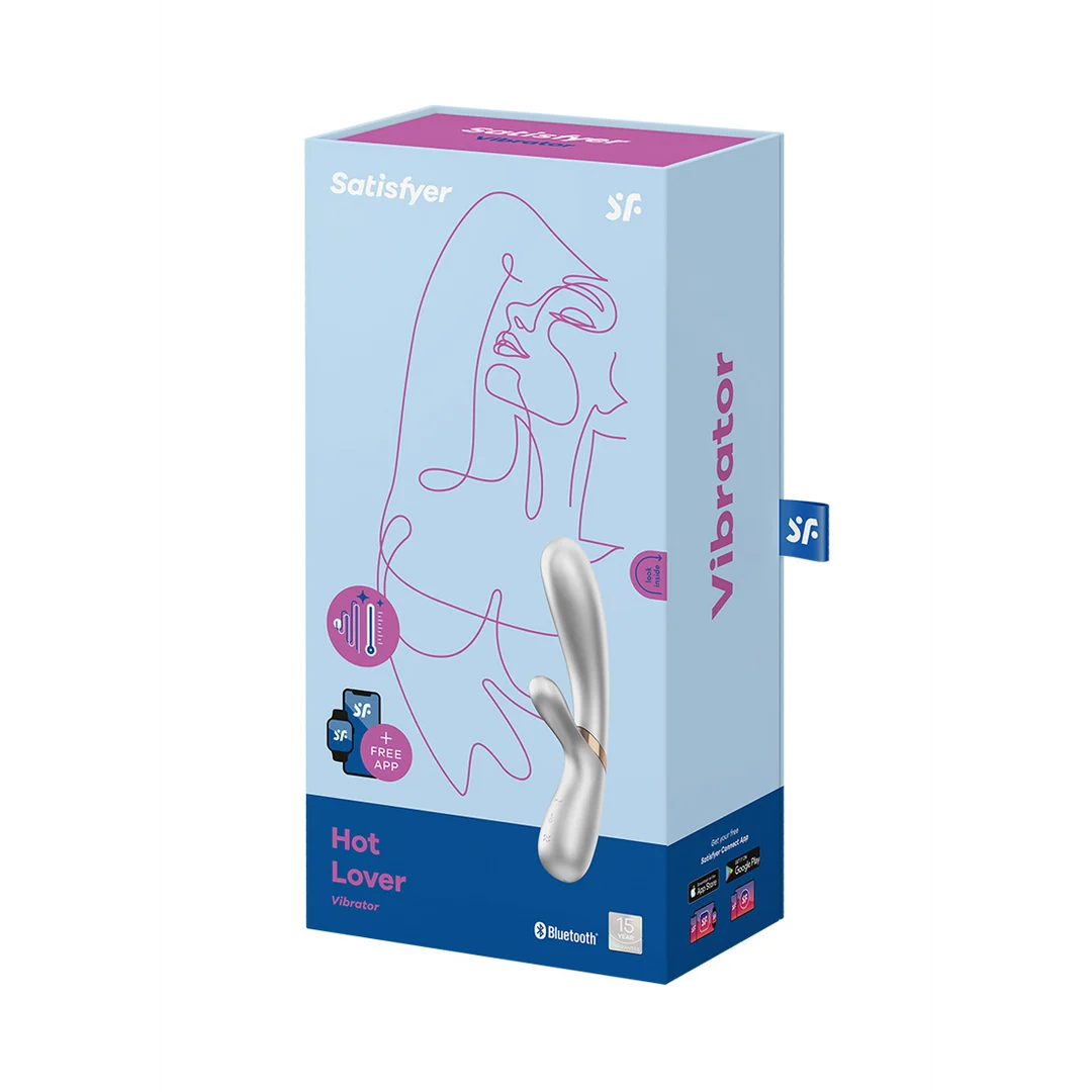 4002514-2 Vibromasseur rabbit Satisfyer, double moteur, Satisfyer Hot Lover Champagne – Image 1
