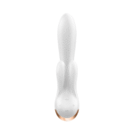 Vibromasseur rabbit Satisfyer, contrôlé par application et rechargeable, Satisfyer blanc – Image 2