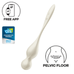 Satisfyer Love Birds 1, entraîneur du plancher pelvien, blanc – Image 5