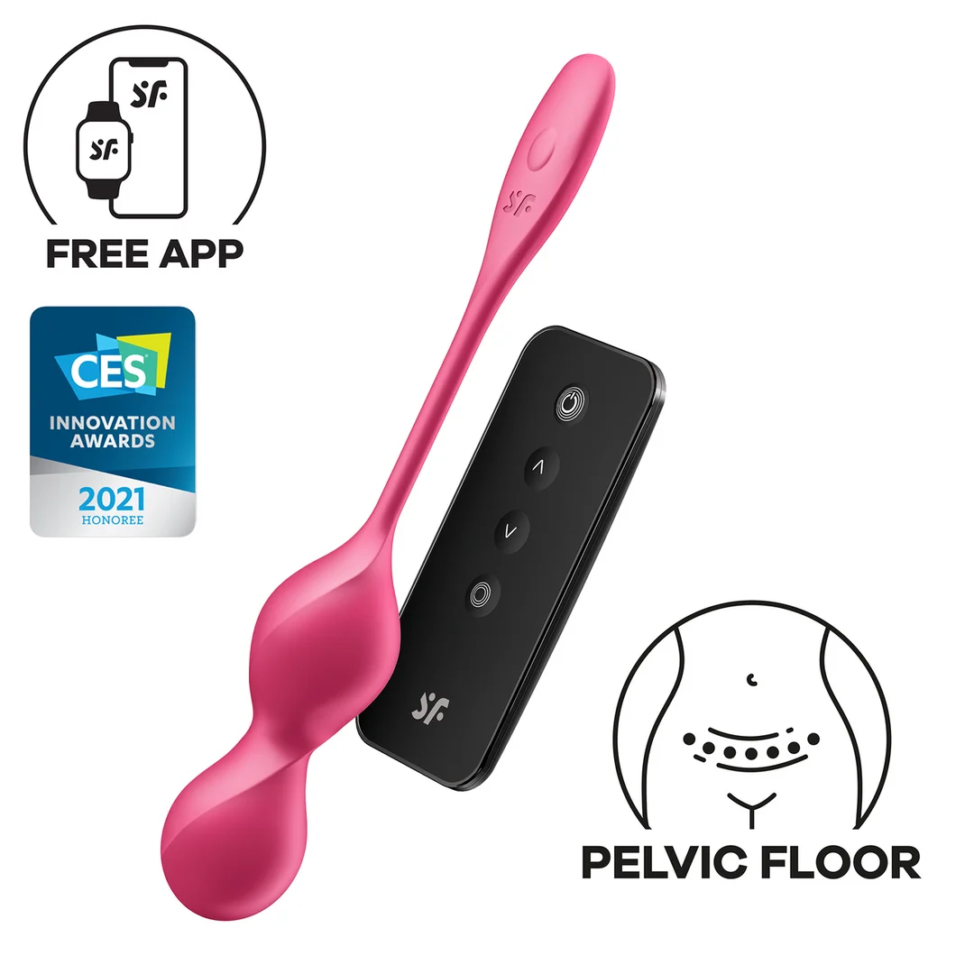Sextoy pour couples avec télécommande, Love Birds 2, exercices de Kegel et stimulation du point G, rose – Image 5