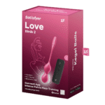 Sextoy pour couples avec télécommande, Love Birds 2, exercices de Kegel et stimulation du point G, rose