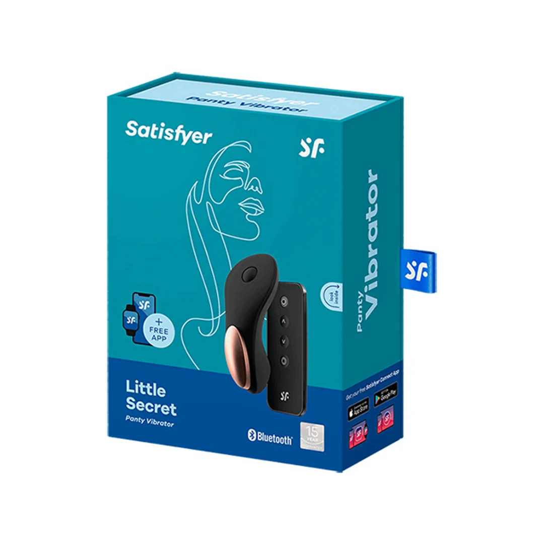 Vibromasseur pour clitoris Satisfyer avec télécommande – Little Secret – Image 1